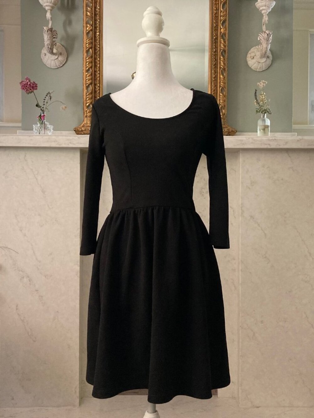 Everly Mini Dress • Black